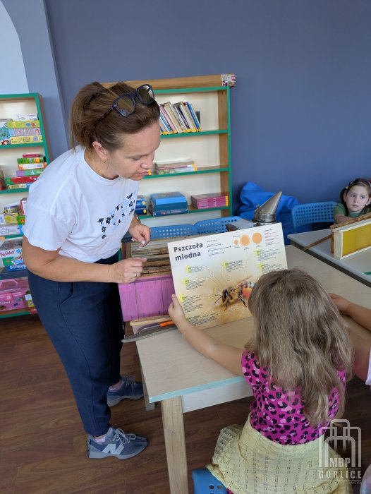 Biblioteka Gorlice, Lato z Biblioteką Pszczelarka poakuje plansze o pszczołach